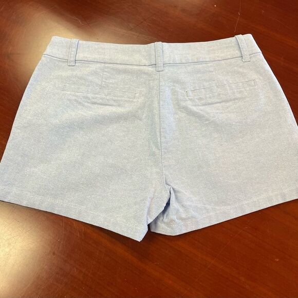 J. Crew Factory 3.5” Classic Oxford Shirts Light Blue sz 0 EUC - Picture 4 of 5